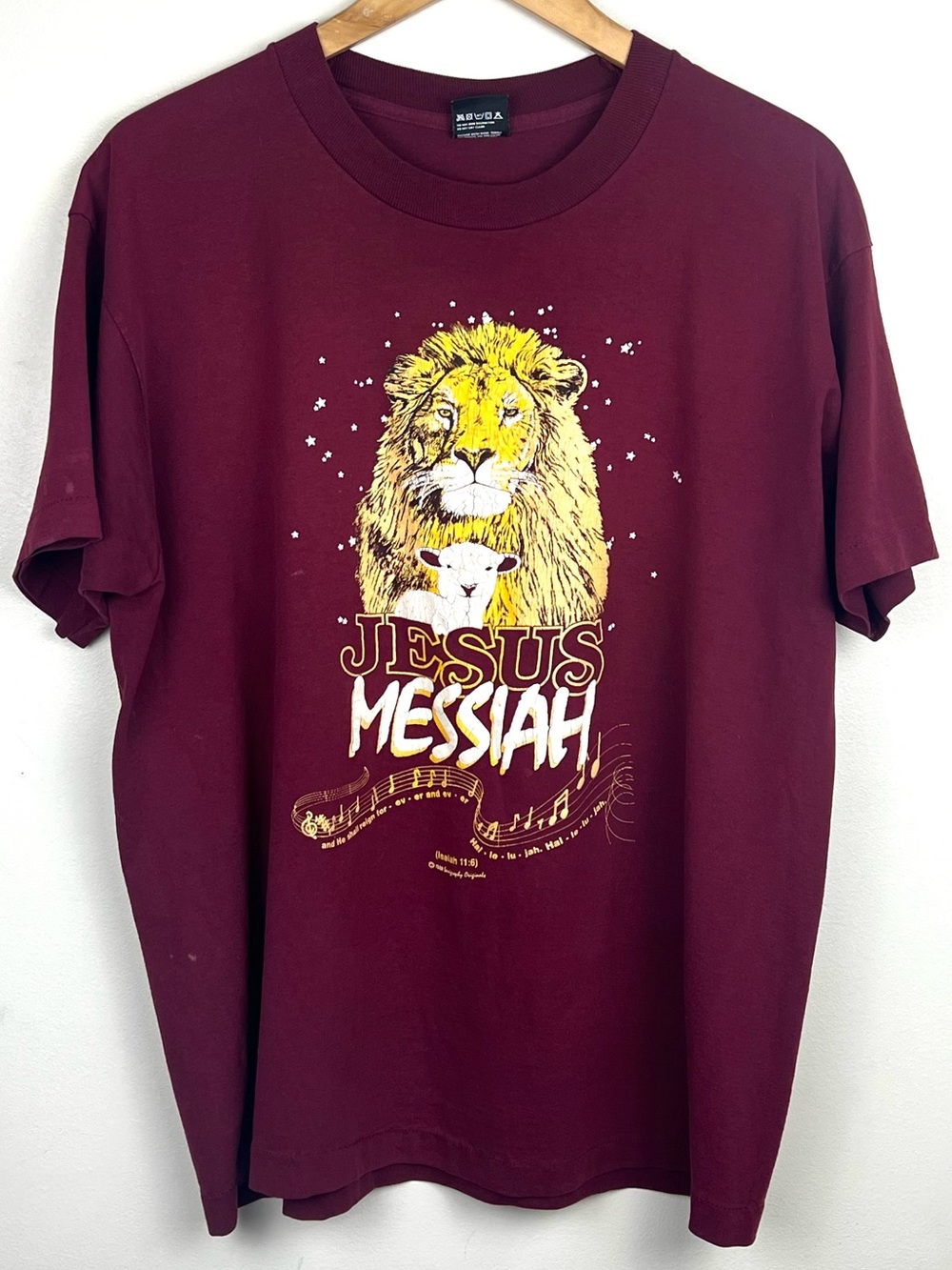VTG Jesus Messiah 80’s Single Stitch Tee